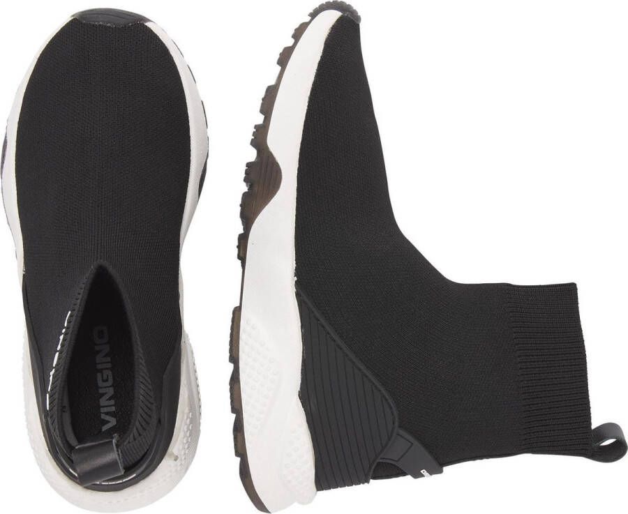 Vingino Gino Hoge sneakers Jongens Zwart