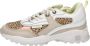 Vingino dy II leren sneakers met dierenprint beige multi - Thumbnail 12