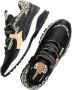 Vingino dy leren sneakers met panterprint zwart roségoud - Thumbnail 8
