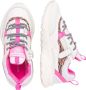 Vingino Marta leren chunky sneakers wit neon roze - Thumbnail 8