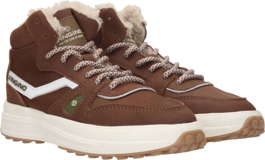 Vingino Max Mid sneakers cognac Leer Heren