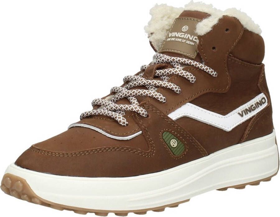 Vingino Max Mid sneakers cognac Leer Heren