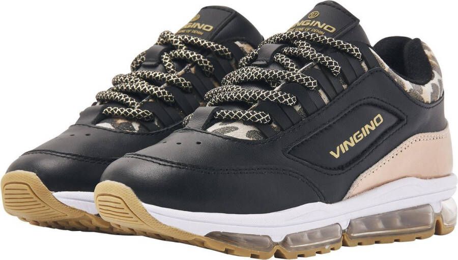 Vingino Meisjes Veterschoenen Fenna Ii Black Zwart