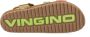 Vingino Melia leren sandalen met panterprint geel multi - Thumbnail 9