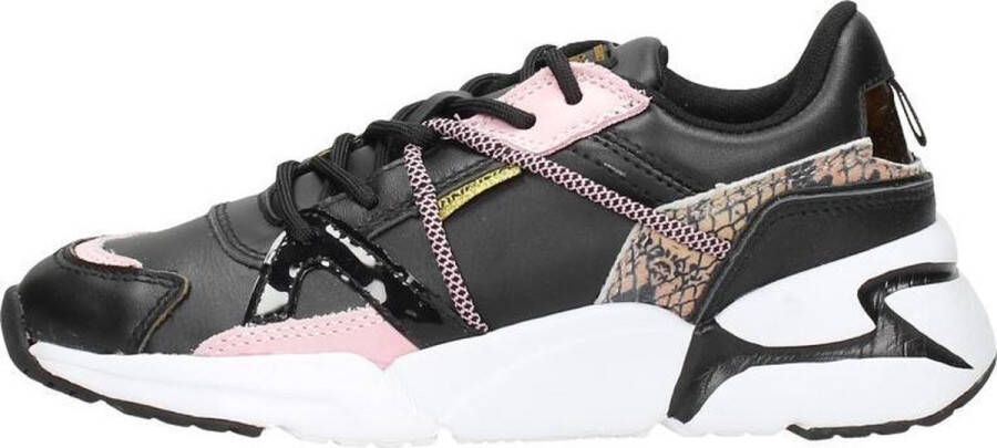 Vingino Odilia Sneakers Leren Sneaker Zwart