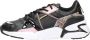 Vingino Odilia Lage sneakers Leren Sneaker Zwart - Thumbnail 11