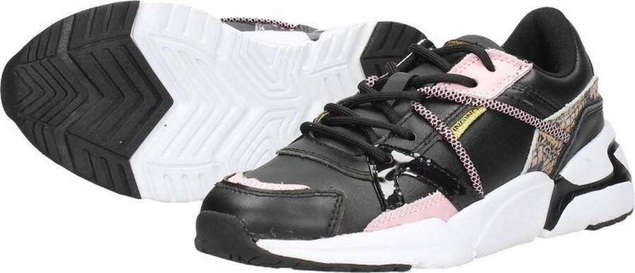 Vingino Odilia Sneakers Leren Sneaker Zwart