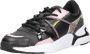 Vingino Odilia Lage sneakers Leren Sneaker Zwart - Thumbnail 13