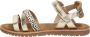 VINGINO Olivia leren sandalen goud metallic Leer Dierenprint 28 - Thumbnail 7