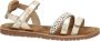 VINGINO Olivia leren sandalen goud metallic Leer Dierenprint 28 - Thumbnail 12