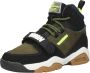 Vingino Raoul Mid Hoge sneakers Jongens Kids Groen - Thumbnail 6