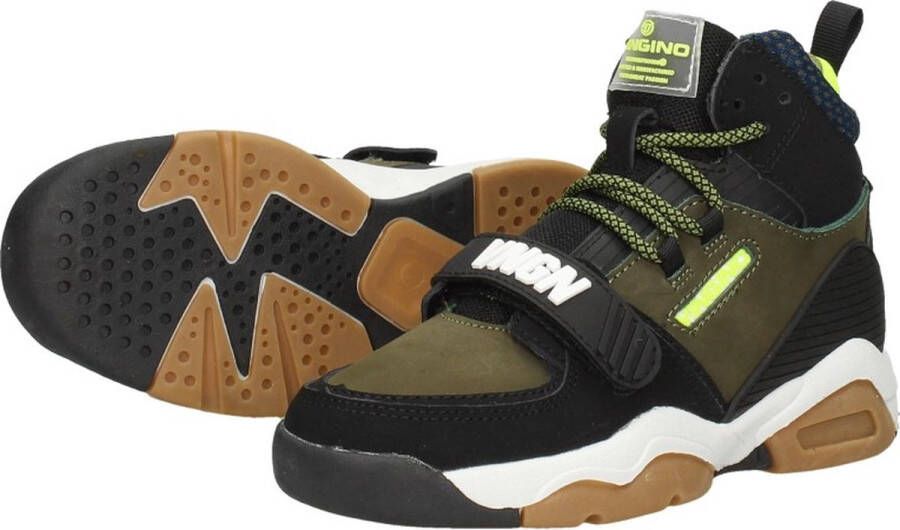 Vingino Raoul Mid Hoge sneakers Jongens Kids Groen - Foto 15