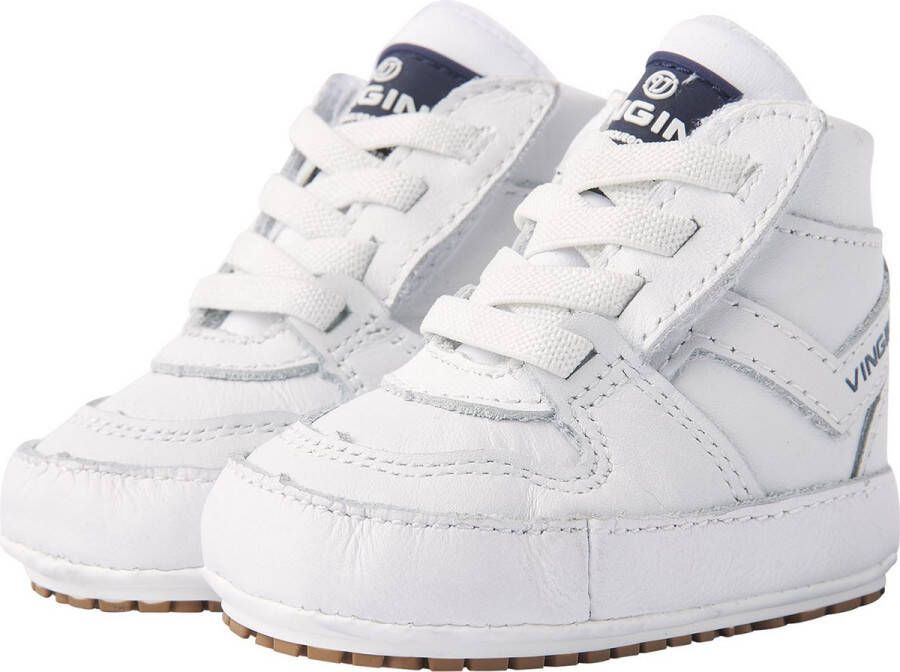 Vingino Rens mid crib Sneaker Jongens Real white