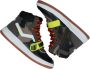 Vingino Rens Mid Velcro Hoge sneakers Leren Sneaker Jongens Kids Groen - Thumbnail 13