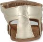 VINGINO Floor Premium leren sandalen goud metallic Leer Effen 25 - Thumbnail 6