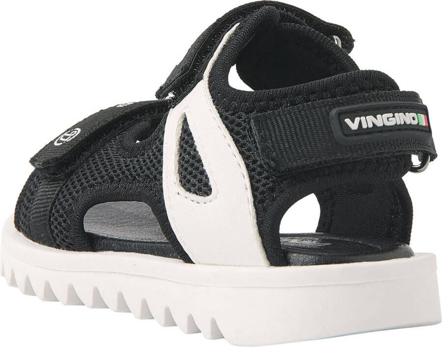 Vingino Sandalen Richie VB47-1042-01 Zwart Wit