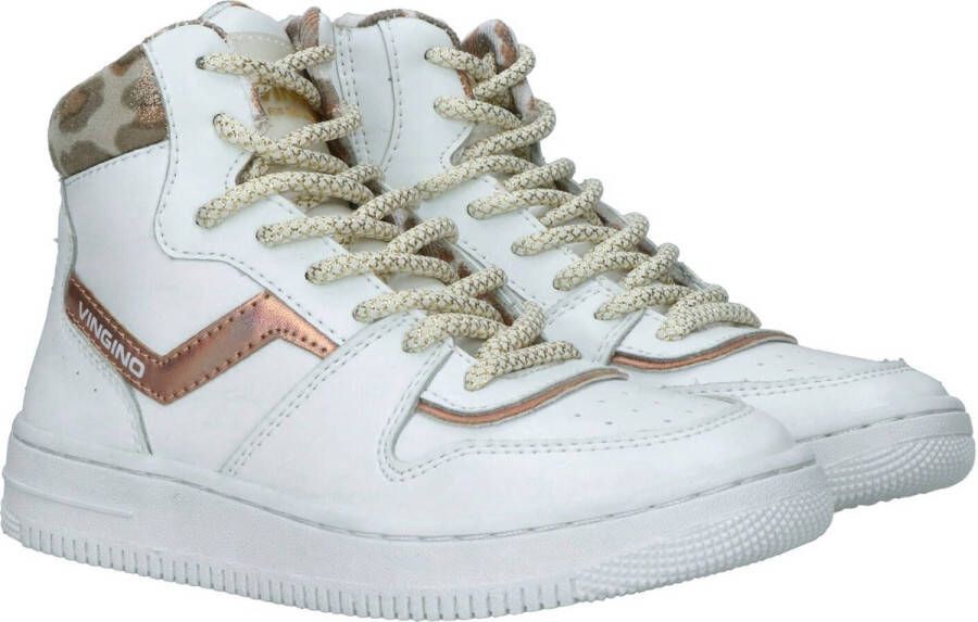 Vingino Senne mid Sneaker Meisjes Real white