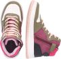 Vingino Senne Mid Hoge sneakers Leren Sneaker Kids Roze - Thumbnail 5