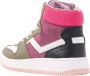 Vingino Senne Mid Hoge sneakers Leren Sneaker Kids Roze - Thumbnail 6