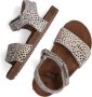 VINGINO Tavi leren sandalen met dierenprint wit zwart Leer Dierenprint 27 - Thumbnail 3