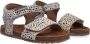 VINGINO Tavi leren sandalen met dierenprint wit zwart Leer Dierenprint 25 - Thumbnail 9