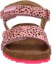 Vingino Tavi leren sandalen met dierenprint roze - Thumbnail 11