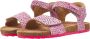 Vingino Tavi leren sandalen met dierenprint roze - Thumbnail 15