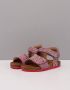 Vingino Tavi leren sandalen met dierenprint roze - Thumbnail 6