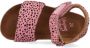 Vingino Tavi leren sandalen met dierenprint roze - Thumbnail 9