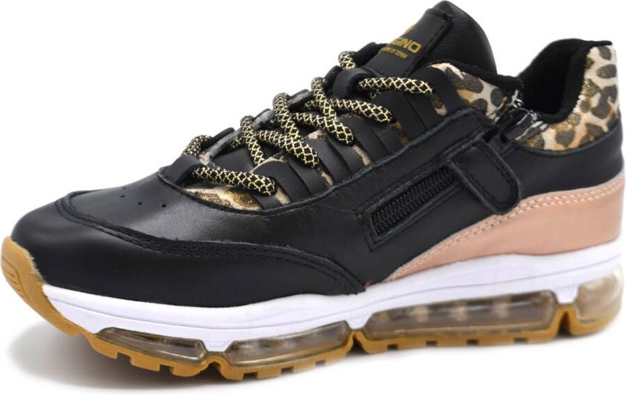 Vingino VG44-1019-03 950 Zwart lage meisje sneaker