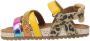 Vingino Vienna sandaal Sandalen bruin geel multi - Thumbnail 10