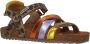 VINGINO leren sandalen bruin multi Leer Meerkleurig 28 - Thumbnail 15