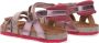 Vingino Vienna leren sandalen met panterprint roze roségoud - Thumbnail 14