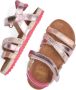 Vingino Vienna leren sandalen met panterprint roze roségoud - Thumbnail 15