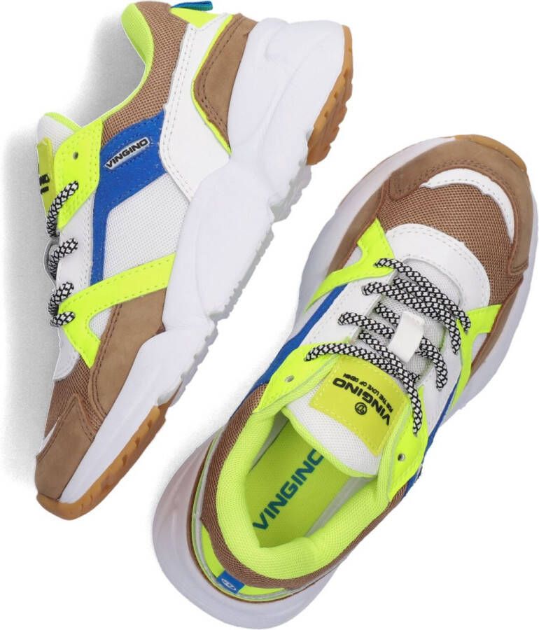 Vingino Zanetti Lage sneakers Leren Sneaker Jongens Wit
