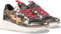 Vingino Zetta leren sneakers met panterprint roze metallic - Thumbnail 7