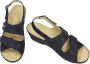 Vital -Dames blauw donker sandalen - Thumbnail 2