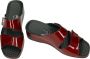 Vital -Dames bordeaux slippers & muiltjes - Thumbnail 2