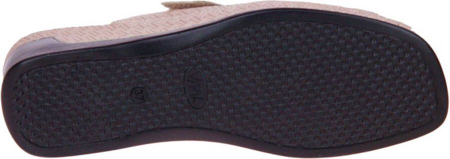 Vital -Dames nude oud-roze slippers & muiltjes