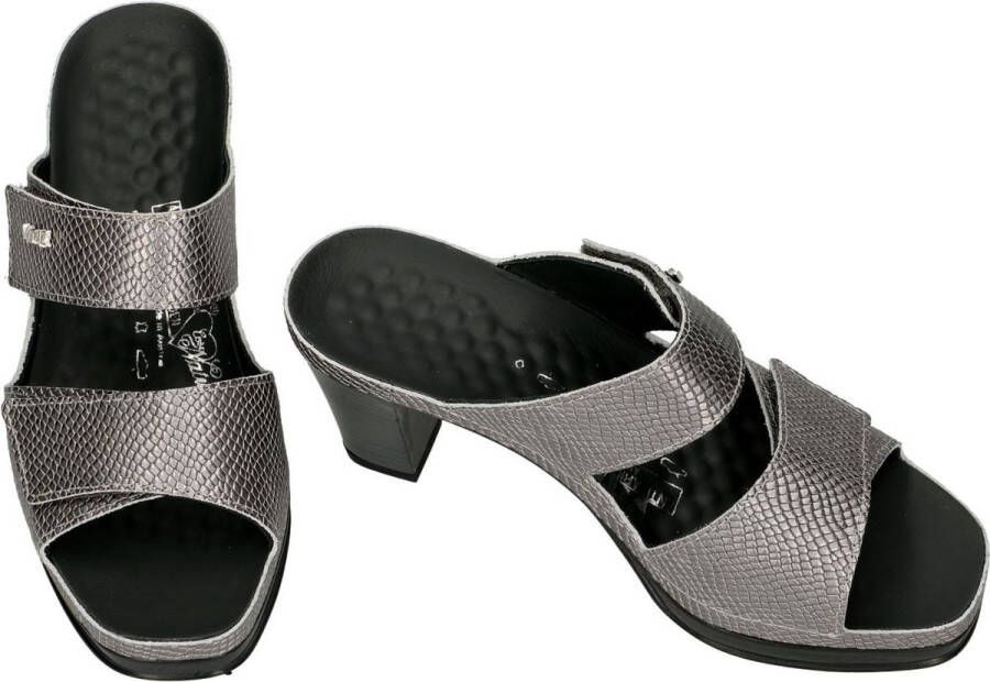 Vital -Dames zilver slippers & muiltjes - Foto 2