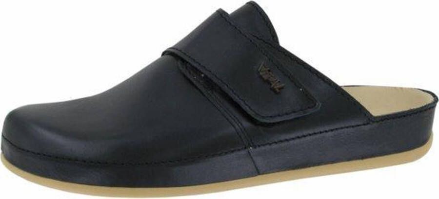 Vital -Heren zwart pantoffels & slippers