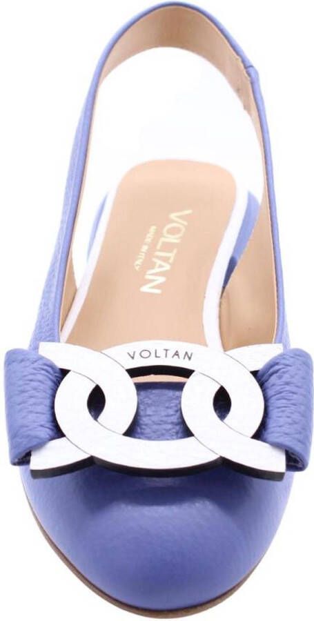 Voltan Peep Toe Peep Heel Blue