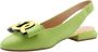 Voltan Peep Toe Peep Heel Green - Thumbnail 5