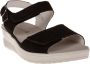Lloyd Comfortabele leren sandalen met sleehak Black Dames - Thumbnail 6