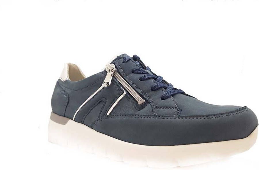 Waldläufer Blauwe Waldlaufer Veterschoenen Ramona Wijdte K