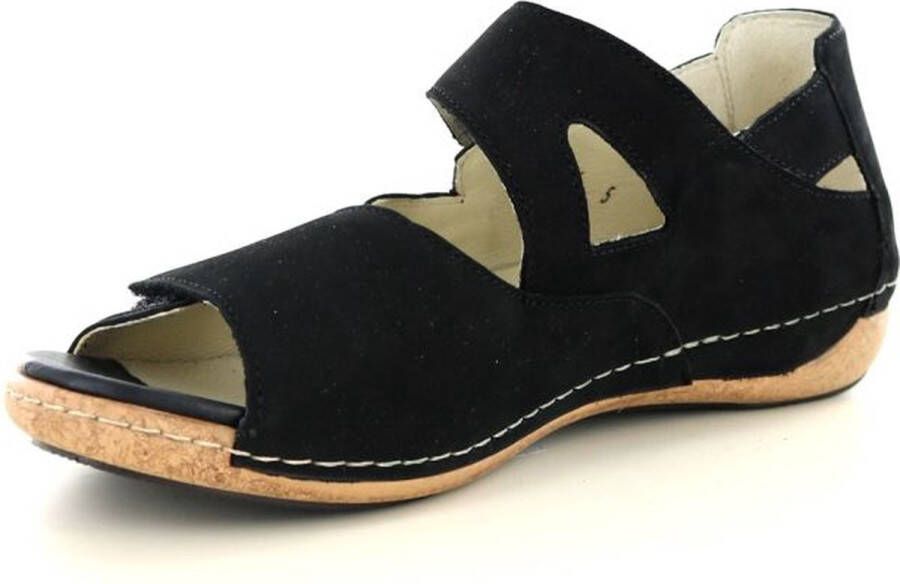 Waldläufer Dames Sandalen Waldlaufer 342025-191-001 Heliett Zwart
