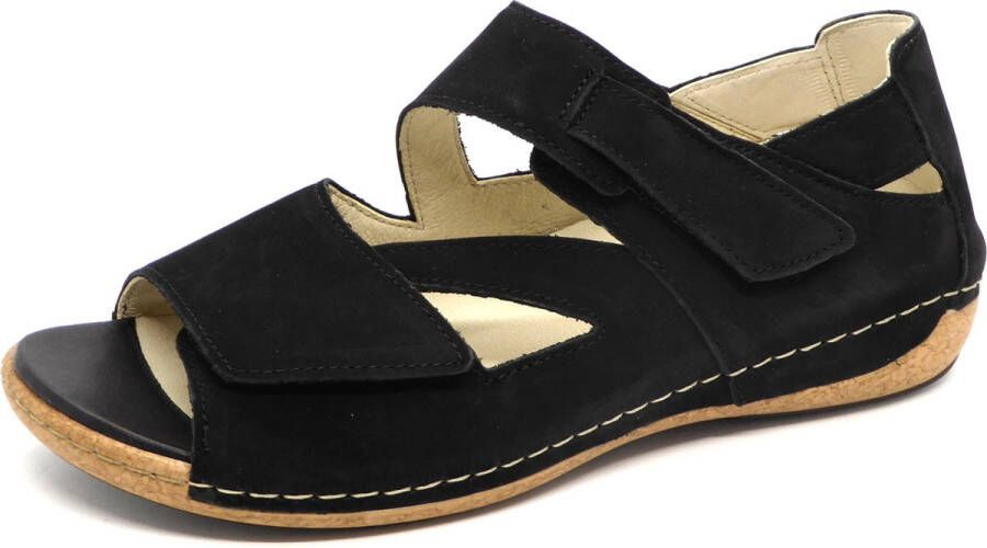 Waldläufer Dames Sandalen Waldlaufer 342025-191-001 Heliett Zwart