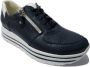 Waldläufer Dames Sneakers Waldlaufer Lana 758009-200-194 Donkerblauw ½ - Thumbnail 5