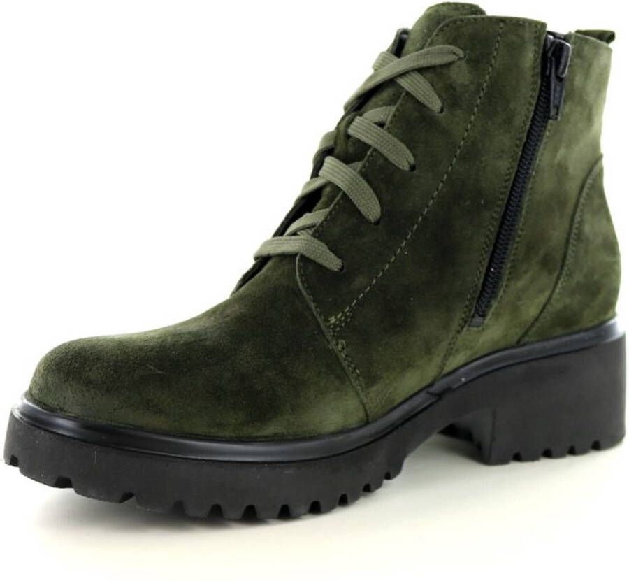 Wäldlaufer Waldläufer Dames Veterboot 716807-195-066 Groen Wijdte H