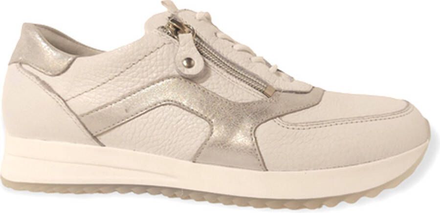 Waldläufer Dames Veterschoenen Waldlaufer 752002-201-663 H-vicky Wit